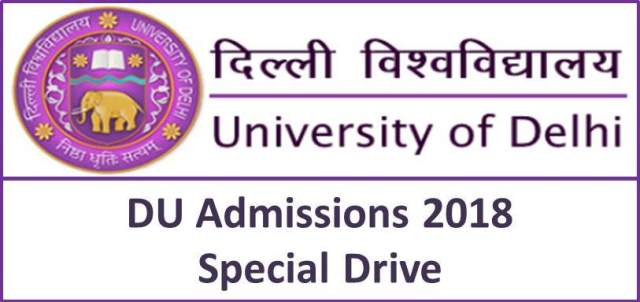 DU Admissions 2018: Special Admission Drive To Be Conducted To Fill The ...